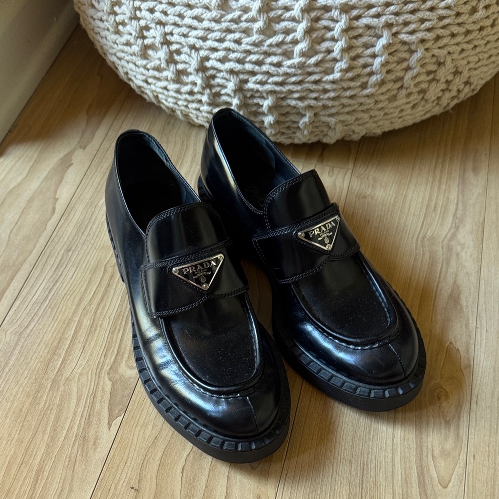 Prada Leather Loafers